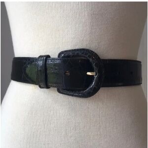 Ralph Lauren Collection Genuine Alligator Belt